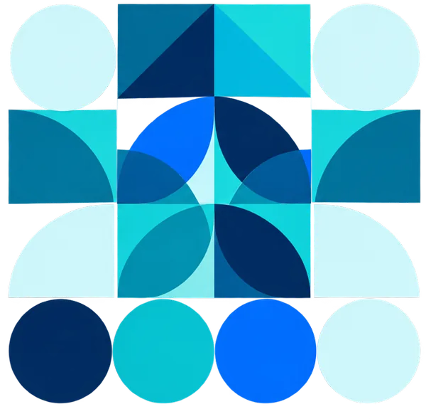 Abstract optimise graphic